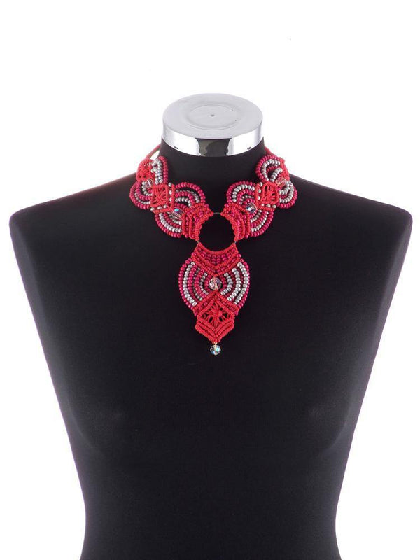 Colier lucrat manual  Liza Panait Liza Panait Online Boutique